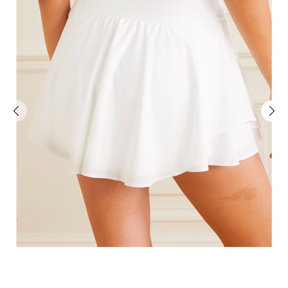 Lululemon Court Rival High Rise Tennis Skirt White Size 10 NWOT - Picture 2 of 6